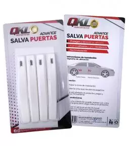 Salvapuertas QKL Advance 4 Piezas Blanco