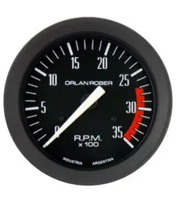 Tacometro Diesel 3500 rpm 80 mm Classic