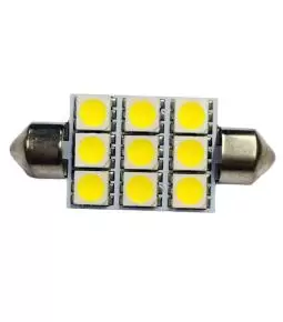 Led tubular 39mm 9 SMD