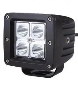 Faros Led Cuadrados 4 Leds Luz Blanca Tipo Offroad 4x4 Par