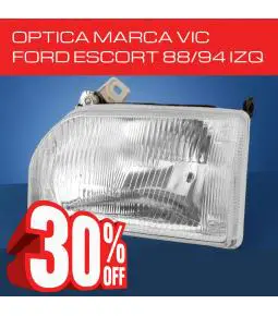 Optica Ford Escort 88/94 Izquierda VIC