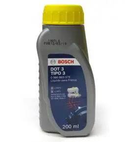 Liquido de Frenos Bosch Tipo DOT 3 200 ml.