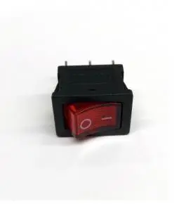 Llave 1 Punto Tecla Mini con Luz Roja