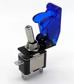 LLave Tipo Avión / Gatillo Azul con LED