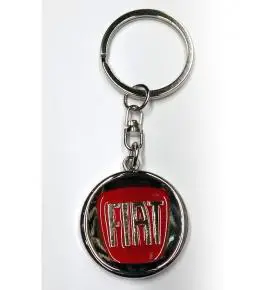 Llavero de metal logo Fiat