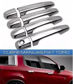 Cubre manijas cromadas - Linea Fiat Toro