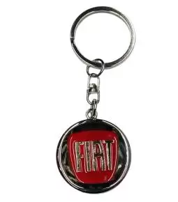 Llavero de metal logo Fiat