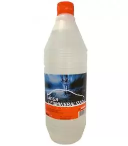 Botella 1 Litro de Agua Desmineralizada