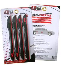 Salvapuertas QKL Supreme 4 unidades Negro/Rojo