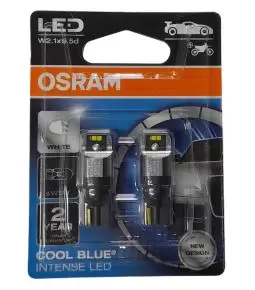 Osram Cool Blue Intense Led T10 12V 1.5w 6000K Blanco - Nuevo Diseño