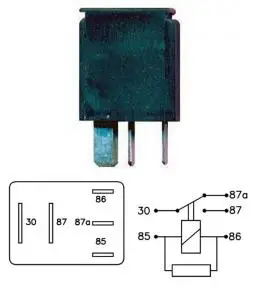 Micro Relay 9108 inversor simple con resistencia 12V 20/10A