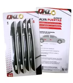 Salvapuertas QKL Supreme 4 unidades Negro/Blanco