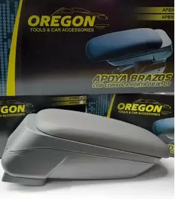 Apoya Brazo Gris Rebatible con Porta Objetos Linea Universal Oregon