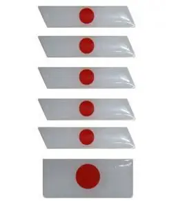 Banderas Japon resina varios tamaños