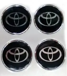 Centros de llanta Toyota 49mm en resina