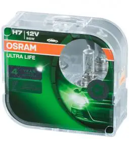 Lamparas H7 12V 55W ULTRA LIFE