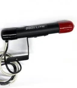 Autometer Mini Shift Light Negro Capuchon Rojo