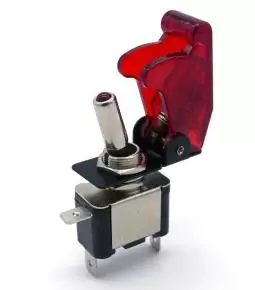 LLave Tipo Avión / Gatillo Roja Con LED