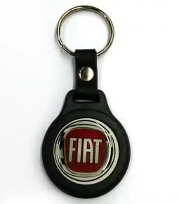 Llavero plástico y resina logo Fiat