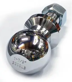 Bocha trailer / Esfera metálica cromada 1 x 7/8