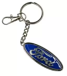 Llavero de metal logo Ford