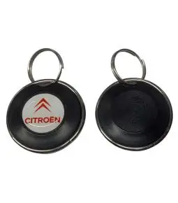 Llavero plástico y resina con logo Citroen